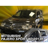 ΑΝΕΜ.SET23370 . MITSUBISHI PAJERO SPORT 5D 2013-2018 ΣΕΤ ΑΝΕΜΟΘΡΑΥΣΤΕΣ ΑΥΤΟΚΙΝΗΤΟΥ ΑΠΟ ΕΥΚΑΜΠΤΟ ΦΙΜΕ ΠΛΑΣΤΙΚΟ HEKO - 4 ΤΕΜ.