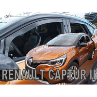 ΑΝΕΜ.SET27013 . RENAULT CAPTUR 5D 2019+ ΣΕΤ ΑΝΕΜΟΘΡΑΥΣΤΕΣ ΑΥΤΟΚΙΝΗΤΟΥ ΑΠΟ ΕΥΚΑΜΠΤΟ ΦΙΜΕ ΠΛΑΣΤΙΚΟ HEKO - 4 ΤΕΜ.