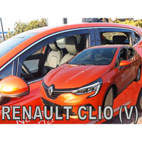 ΑΝΕΜ.SET27015 . RENAULT CLIO 5D 2019+ ΣΕΤ ΑΝΕΜΟΘΡΑΥΣΤΕΣ ΑΥΤΟΚΙΝΗΤΟΥ ΑΠΟ ΕΥΚΑΜΠΤΟ ΦΙΜΕ ΠΛΑΣΤΙΚΟ HEKO - 4 ΤΕΜ.