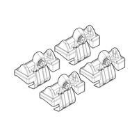 N21041 . SKODA OCTAVIA 5 09/04+ KIT ΑΚΡΑ (ΠΟΔΙΑ) ΓΙΑ ΜΠΑΡΕΣ NORDRIVE