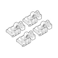 N21054 . VW FOX 3D 05/05-09/11 KIT ΑΚΡΑ (ΠΟΔΙΑ) ΓΙΑ ΜΠΑΡΕΣ NORDRIVE