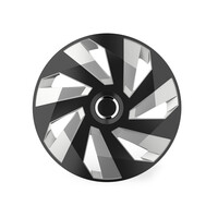 10498/AM . ΤΑΣΙ 14 INCH INCH HUBCAP VECTOR RC SILVER BLACK AMiO - 1 ΤΕΜ.