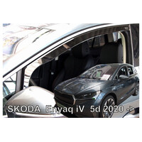 ΑΝΕΜ.28359 . SKODA ENYAQ 5D 2020+ ΑΝΕΜΟΘΡΑΥΣΤΕΣ ΑΥΤΟΚΙΝΗΤΟΥ ΑΠΟ ΕΥΚΑΜΠΤΟ ΦΙΜΕ ΠΛΑΣΤΙΚΟ HEKO - 2 ΤΕΜ.