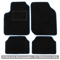 ΠΑΤ.TYPE-B/BLUE-RX . TYPE-B UNIVERSAL ΠΑΤΑΚΙΑ ΜΟΚΕΤΑ (ΜΑΥΡΟ ΜΕ ΜΠΛΕ ΡΕΛΙ) - 4 ΤΕΜ.
