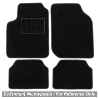 ΠΑΤ.31233/GREY-RX . VOLVO S40 2004+ ΠΑΤΑΚΙΑ ΜΑΡΚΕ ΜΟΚΕΤΑ (ΜΑΥΡΟ ΜΕ ΓΚΡΙ ΡΕΛΙ) - 4 ΤΕΜ.