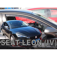 ΑΝΕΜ.28258 . SEAT LEON 5D 2020+ ΖΕΥΓΑΡΙ ΑΝΕΜΟΘΡΑΥΣΤΕΣ ΑΠΟ ΕΥΚΑΜΠΤΟ ΦΙΜΕ ΠΛΑΣΤΙΚΟ HEKO - 2 ΤΕΜ.