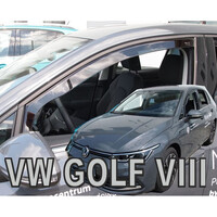 ΑΝΕΜ.31019 . VW GOLF 8 5D 2020+ - ΖΕΥΓΡΙ ΖΕΥΓΑΡΙ ΑΝΕΜΟΘΡΑΥΣΤΕΣ ΑΠΟ ΕΥΚΑΜΠΤΟ ΦΙΜΕ ΠΛΑΣΤΙΚΟ HEKO - 2 ΤΕΜ.