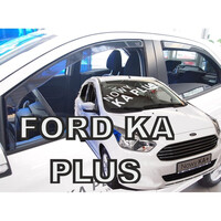 ΑΝΕΜ.SET15328 . FORD KA PLUS 5D 2014+ ΣΕΤ ΑΝΕΜΟΘΡΑΥΣΤΕΣ ΑΥΤΟΚΙΝΗΤΟΥ ΑΠΟ ΕΥΚΑΜΠΤΟ ΦΙΜΕ ΠΛΑΣΤΙΚΟ HEKO - 4 ΤΕΜ.