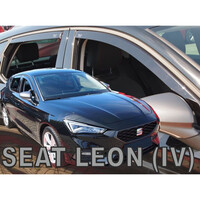 ΑΝΕΜ.SET28259 . SEAT LEON 5D 2020+ ΣΕΤ ΑΝΕΜΟΘΡΑΥΣΤΕΣ ΑΥΤΟΚΙΝΗΤΟΥ ΑΠΟ ΕΥΚΑΜΠΤΟ ΦΙΜΕ ΠΛΑΣΤΙΚΟ HEKO - 4 ΤΕΜ.