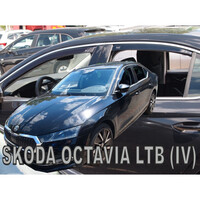 ΑΝΕΜ.SET28358 . SKODA OCTAVIA IV 5D LTB 2020+ ΣΕΤ ΑΝΕΜΟΘΡΑΥΣΤΕΣ ΑΥΤΟΚΙΝΗΤΟΥ ΑΠΟ ΕΥΚΑΜΠΤΟ ΦΙΜΕ ΠΛΑΣΤΙΚΟ HEKO - 4 ΤΕΜ.
