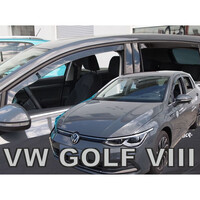ΑΝΕΜ.SET31020 . VW GOLF 8 5D 2020+ ΣΕΤ ΑΝΕΜΟΘΡΑΥΣΤΕΣ ΑΥΤΟΚΙΝΗΤΟΥ ΑΠΟ ΕΥΚΑΜΠΤΟ ΦΙΜΕ ΠΛΑΣΤΙΚΟ HEKO - 4 ΤΕΜ.