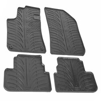L2445.5 . PEUGEOT 308 5D 10/2013-2021 / PEUGEOT 308 SW 2014-2021 ΜΑΡΚΕ ΠΑΤΑΚΙΑ SUMISURA ΛΑΣΤΙΧΟ ΣΕ ΜΑΥΡΟ ΧΡΩΜΑ ME ΚΟΥΜΠΩΜΑΤΑ LAMPA - 4 ΤΕΜ.