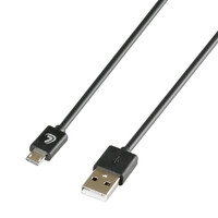 L3881.4/T . ΚΑΛΩΔΙΟ ΦΟΡΤΙΣΗΣ ΚΑΙ ΣΥΓΧΡΟΝΙΣΜΟΥ MICRO USB 200cm ΜΑΥΡΟ ESSENTIALS LAMPA - 1 ΤΕΜ.