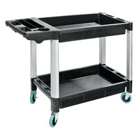 L7148.8 . ΤΡΟΛΕΙ ΕΡΓΑΛΕΙΩΝ (TROLLEY) 2 ΕΠΙΠΕΔΩΝ ΜΕ 4 ΡΟΔΕΣ ΠΛΑΣΤΙΚΟ(PP)/ ΑΛΟΥΜΙΝΙΟ ΓΙΑ ΑΠΟΘΗΚΕΥΣΗ ΚΑΙ ΜΕΤΑΦΟΡΑ