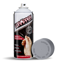 L.WR7001 . ΦΙΛΜ ΣΕ ΣΠΡΕΥ WRAPPER RAL COLOURS ΓΚΡΙ ΑΣΗΜΙ 400ml – 1 ΤΕΜ.