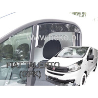 ΑΝΕΜ.27150/VAN . FIAT TALENTO 2016+ / OPEL VIVARO 2 2014-2019 / RENAULT TRAFIC 3 2014+ ΚΟΝΤΟ ΖΕΥΓΑΡΙ ΑΝΕΜΟΘΡΑΥΣΤΕΣ VAN ΑΠΟ ΕΥΚΑΜΠΤΟ ΦΙΜΕ ΠΛΑΣΤΙΚΟ HEKO - 2 ΤΕΜ.