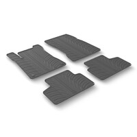 L2445.7 . MERCEDES GLB X247 11/2019+ ΜΑΡΚΕ ΠΑΤΑΚΙΑ SUMISURA ΛΑΣΤΙΧΟ ΣΕ ΜΑΥΡΟ ΧΡΩΜΑ ME ΚΟΥΜΠΩΜΑΤΑ LAMPA - 4 ΤΕΜ.