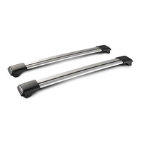 Y8050204 . ΜΠΑΡΕΣ ΟΡΟΦΗΣ ΑΛΟΥΜΙΝΙΟΥ RAIL BAR STANDARD 91cm ΜΕ ΚΛΕΙΔΙ YAKIMA - 2 ΤΕΜ.