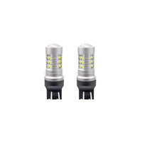 02126/AM . W21/5W T20 12/24V 6,2W 5600K LED 24xSMD3030 CAN-BUS ΛΕΥΚΟ 18x56mm 2ΤΕΜ.
