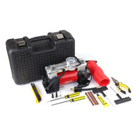 02640/AM . ΚΟΜΠΡΕΣΕΡ ΑΕΡΑ ΜΕΤΑΛΛΙΚΟ 12V 10BAR-150PSI-60L/min (ΘΗΚΗ/ΜΑΝΟΜΕΤΡΟ/ΦΙΣ/3 ΑΝΤΑΠΤΟΡΕΣ/ΚΑΛΩΔΙΟ 300cm)