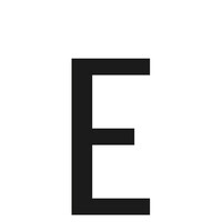 L0765.5 . ΑΥΤΟΚΟΛΛΗΤΟ ΓΡΑΜΜΑ ΠΙΝΑΚΙΔΩΝ 60x30cm "E"