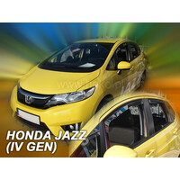 ΑΝΕΜ.SET17173 . HONDA JAZZ IV 5D 2013-2020   ΣΕΤ ΑΝΕΜΟΘΡΑΥΣΤΕΣ ΑΥΤΟΚΙΝΗΤΟΥ ΑΠΟ ΕΥΚΑΜΠΤΟ ΦΙΜΕ ΠΛΑΣΤΙΚΟ HEKO - 4 ΤΕΜ.