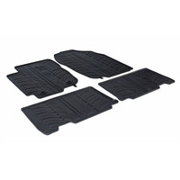 L2457.6 . TOYOTA RAV 4 03/2013-2019 ΜΑΡΚΕ ΠΑΤΑΚΙΑ SUMISURA ΛΑΣΤΙΧΟ ΣΕ ΜΑΥΡΟ ΧΡΩΜΑ ME ΚΟΥΜΠΩΜΑΤΑ LAMPA - 4 ΤΕΜ.