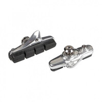9219.5-LB . ΤΑΚΑΚΙΑ ΦΡΕΝΩΝ ΠΟΔΗΛΑΤΟΥ (RACING BIKE) PREMIUM 55mm PF-15  ΜΑΥΡΟ/ΧΡΩΜΙΟ 2ΤΕΜ.