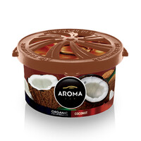 A92099/AM . ΑΡΩΜΑΤΙΚΟ ΣΕ ΚΟΝΣΕΡΒΑ AROMA ORGANIC - ΚΑΡΥΔΑ (COCONUT) 40gr - 1 ΤΕΜ.