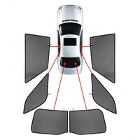 PVC.HYU-TUCS-5-D . HYUNDAI TUCSON 5D 2019+ ΚΟΥΡΤΙΝΑΚΙΑ ΜΑΡΚΕ CAR SHADES - 6 ΤΕΜ.
