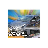 ΑΝΕΜ.SET17275 . HYUNDAI I30 5D STATIONWAGON 02/2012-2017 ΣΕΤ ΑΝΕΜΟΘΡΑΥΣΤΕΣ ΑΥΤΟΚΙΝΗΤΟΥ ΑΠΟ ΕΥΚΑΜΠΤΟ ΦΙΜΕ ΠΛΑΣΤΙΚΟ HEKO - 4 ΤΕΜ.
