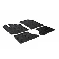 L2459.3 . FIAT TIPO 4D 12/2015-10/2020 / TIPO 4D 10/2020+ ΜΑΡΚΕ ΠΑΤΑΚΙΑ SUMISURA ΛΑΣΤΙΧΟ ΣΕ ΜΑΥΡΟ ΧΡΩΜΑ ME ΚΟΥΜΠΩΜΑΤΑ LAMPA - 4 ΤΕΜ.