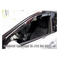 ΑΝΕΜ.24310 . NISSAN QASHQAI J12 5D 2021+ ΖΕΥΓΑΡΙ ΑΝΕΜΟΘΡΑΥΣΤΕΣ ΑΠΟ ΕΥΚΑΜΠΤΟ ΦΙΜΕ ΠΛΑΣΤΙΚΟ HEKO - 2 ΤΕΜ.