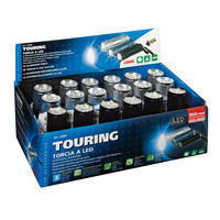 L7202.2D . ΦΑΚΟΣ TOURING 9 LED - 1200 MCD - 90 Χ 26 mm (ΑΔΙΑΒΡΟΧΟΣ/ΑΛΟΥΜΙΝΙΟΥ) LAMPA - ΚΟΥΤΙ 18 ΤΕΜ