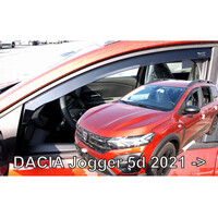 ΑΝΕΜ.SET13124 . DACIA JOGGER 5D 2021+ ΣΕΤ ΑΝΕΜΟΘΡΑΥΣΤΕΣ ΑΥΤΟΚΙΝΗΤΟΥ ΑΠΟ ΕΥΚΑΜΠΤΟ ΦΙΜΕ ΠΛΑΣΤΙΚΟ HEKO - 4 ΤΕΜ.