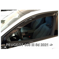 ΑΝΕΜ.26164 . PEUGEOT 308 5D 2021+ ΖΕΥΓΑΡΙ ΑΝΕΜΟΘΡΑΥΣΤΕΣ ΑΠΟ ΕΥΚΑΜΠΤΟ ΦΙΜΕ ΠΛΑΣΤΙΚΟ HEKO - 2 ΤΕΜ.
