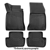 NLC.48.23.210K/NV . TOYOTA IQ 01/2009+ ΜΑΡΚΕ ΠΑΤΑΚΙΑ ΣΕ ΣΚΑΦΗ TPE ΛΑΣΤΙΧΟ ΣΕ ΜΑΥΡΟ ΧΡΩΜΑ NOVLINE - 4 ΤΕΜ.