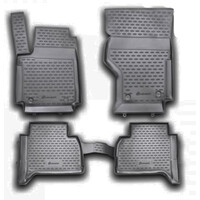 NLC.51.32.210KH/NV . VW AMAROK 2010+ ΜΑΡΚΕ ΠΑΤΑΚΙΑ ΣΕ ΣΚΑΦΗ TPE ΛΑΣΤΙΧΟ ΣΕ ΜΑΥΡΑ ΧΡΩΜΑ NOVLINE - 4 ΤΕΜ.