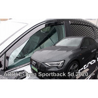ΑΝΕΜ.SET10281 . AUDI E-TRON SPORTBACK 5D 2020+  ΣΕΤ ΑΝΕΜΟΘΡΑΥΣΤΕΣ ΑΥΤΟΚΙΝΗΤΟΥ ΑΠΟ ΕΥΚΑΜΠΤΟ ΦΙΜΕ ΠΛΑΣΤΙΚΟ HEKO - 4 ΤΕΜ.
