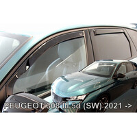 ΑΝΕΜ.SET26166 . PEUGEOT 308 5D SW 2021+ ΣΕΤ ΑΝΕΜΟΘΡΑΥΣΤΕΣ ΑΥΤΟΚΙΝΗΤΟΥ ΑΠΟ ΕΥΚΑΜΠΤΟ ΦΙΜΕ ΠΛΑΣΤΙΚΟ HEKO - 4 ΤΕΜ.