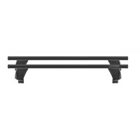 12540/MB . ΣΕΤ ROOF RACK ΜΠΑΡΕΣ ΟΡΟΦΗΣ ΑΛΟΥΜΙΝΙΟΥ DELTA ΧL BLACK 161 cm ΣΕ ΜΑΥΡΟ ΧΡΩΜΑ ΜΕ ΚΑΠΑΚΙΑ ΑΚΡΩΝ TYPE G/FP ΓΙΑ ΑΠΛΗ ΟΡΟΦΗ MENABO - 2 ΤΕΜ.