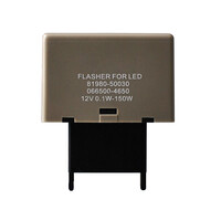RE109/MT . LED FLASHER (ΦΛΑΣΙΕΡΑ) 8 ΕΠΑΦΩΝ (L+-) 40x30x27mm  M-TECH-  1ΤΕΜ.