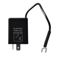 RE110/MT . LED FLASHER (ΦΛΑΣΙΕΡΑ) 8 ΕΠΑΦΩΝ (L+-) 30x30x30mm  M-TECH - 1ΤΕΜ.