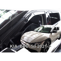 ΑΝΕΜ.SET20196 . KIA EV6 5D 2021+ ΣΕΤ ΑΝΕΜΟΘΡΑΥΣΤΕΣ ΑΥΤΟΚΙΝΗΤΟΥ ΑΠΟ ΕΥΚΑΜΠΤΟ ΦΙΜΕ ΠΛΑΣΤΙΚΟ HEKO - 4 ΤΕΜ.