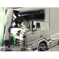 ΑΝΕΜ.13155/TRUCK . DAF XF/XG/XG+ 2021+ ΜΕ ΚΑΘΡΕΠΤΗ  ΖΕΥΓΑΡΙ ΑΝΕΜΟΘΡΑΥΣΤΕΣ ΦΟΡΤΗΓΟΥ ΑΠΟ ΕΥΚΑΜΠΤΟ ΦΙΜΕ ΠΛΑΣΤΙΚΟ HEKO - 2 ΤΕΜ.