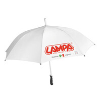 L9934.0 . ΟΜΠΡΕΛΑ ΛΕΥΚΗ ΜΕ LOGO LAMPA