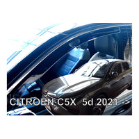ΑΝΕΜ.12277 . CITROEN C5 X 5D 2021-2023  ΖΕΥΓΑΡΙ ΑΝΕΜΟΘΡΑΥΣΤΕΣ ΑΠΟ ΕΥΚΑΜΠΤΟ ΦΙΜΕ ΠΛΑΣΤΙΚΟ HEKO - 2 ΤΕΜ.