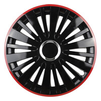 L58282/AM . ΤΑΣΙ 16" FALCON ΜΑΥΡΟ/ΚΟΚΚΙΝΟ AMIO - 1 ΤΕΜ.