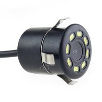 01595/AM . ΚΑΜΕΡΑ ΟΠΙΣΘΟΠΟΡΕΙΑΣ NIGHT VISION ΜΕ LED Φ18-22mm 12V 720p AMIO - 1 ΤΕΜ.