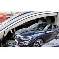 ΑΝΕΜ.SET27022 . RENAULT MEGANE E-TECH 5D 2022+ ΣΕΤ ΑΝΕΜΟΘΡΑΥΣΤΕΣ ΑΥΤΟΚΙΝΗΤΟΥ ΑΠΟ ΕΥΚΑΜΠΤΟ ΦΙΜΕ ΠΛΑΣΤΙΚΟ HEKO - 4 ΤΕΜ.